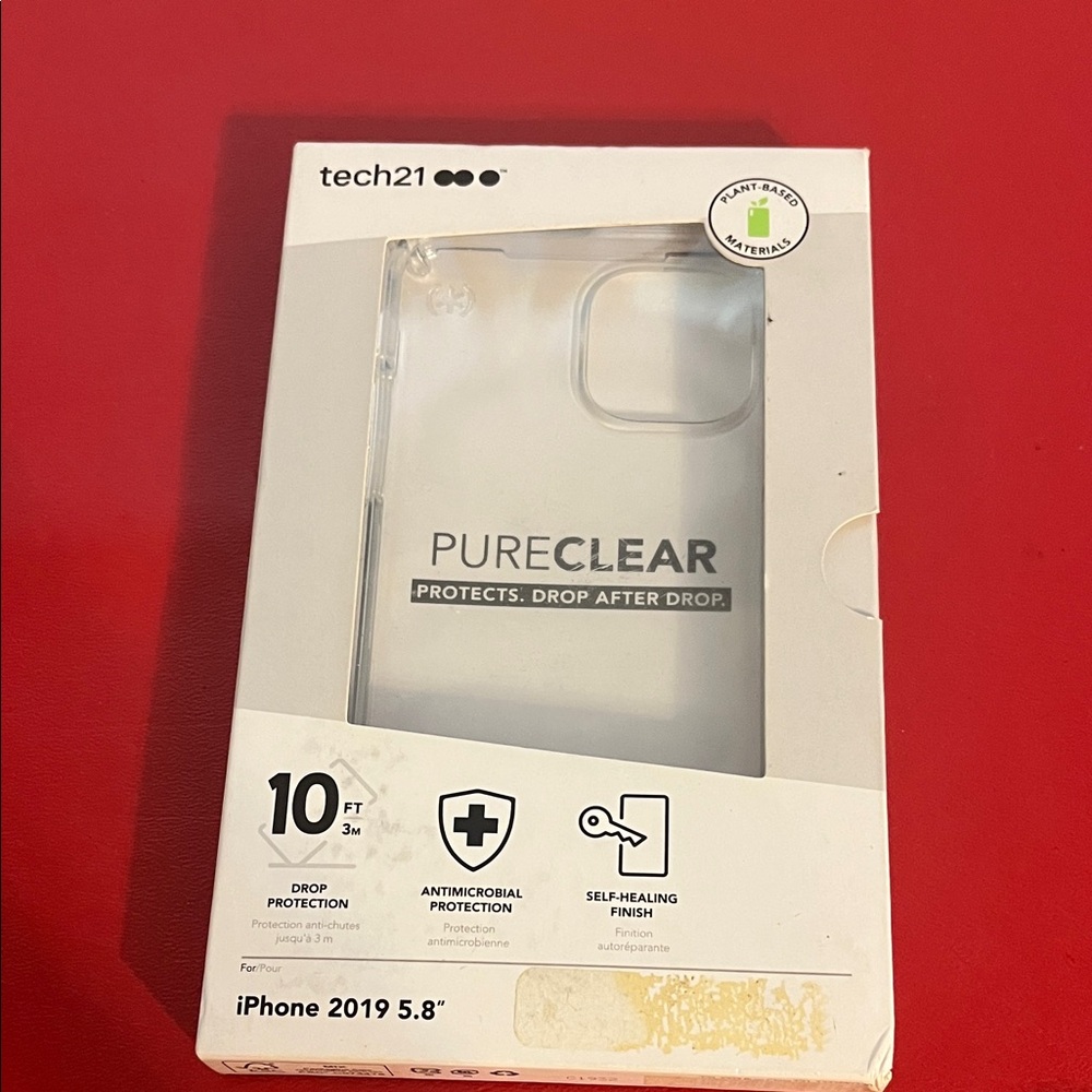 Tech21 Pure Clear Case for iPhone 2019 5.8" - Clear